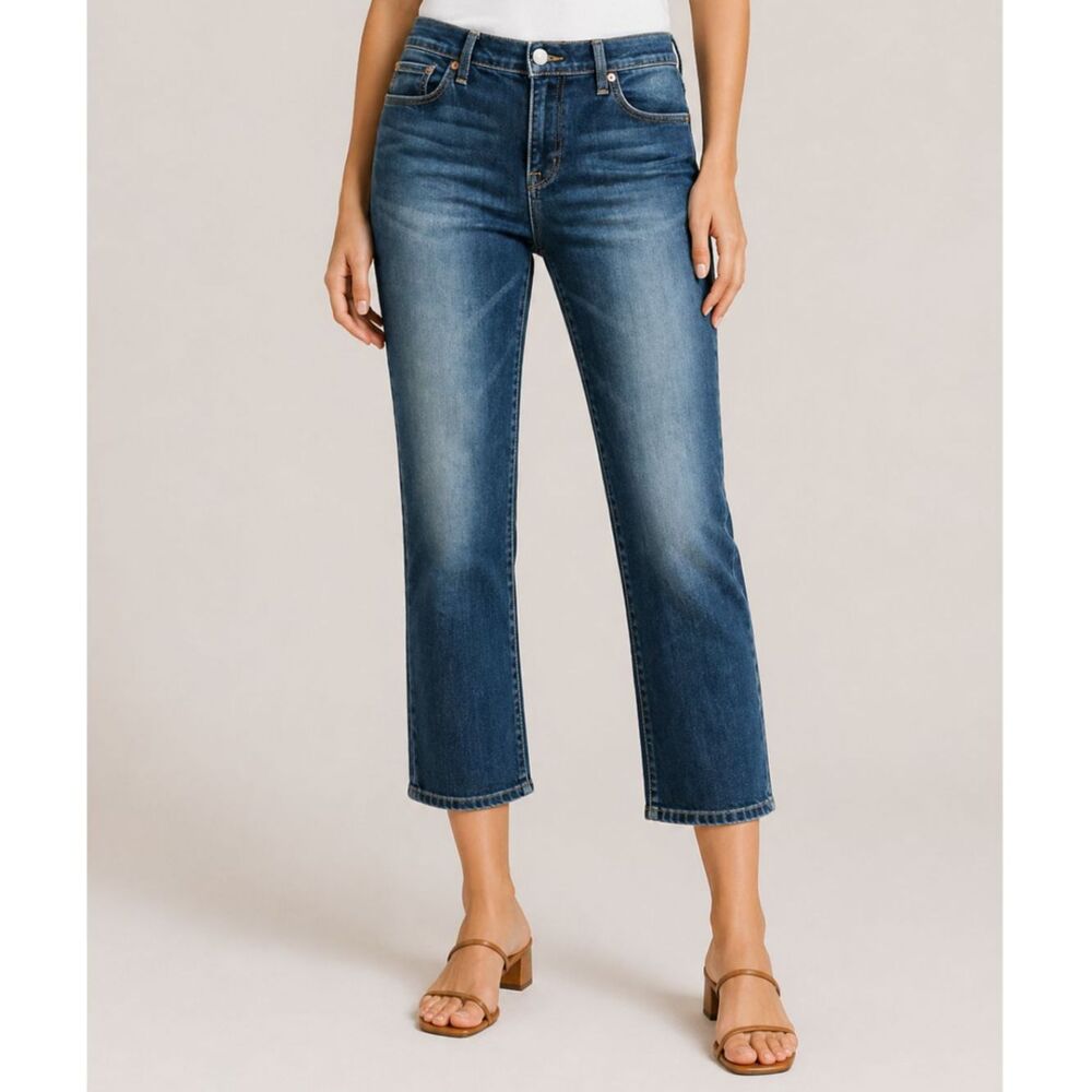 Lucky Brand Easy Rider Crop Jeans Blue 8
